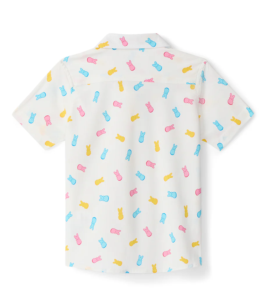 Toddler Boy's PEEPS® Party Peeple Button Down Shirt - Image 3