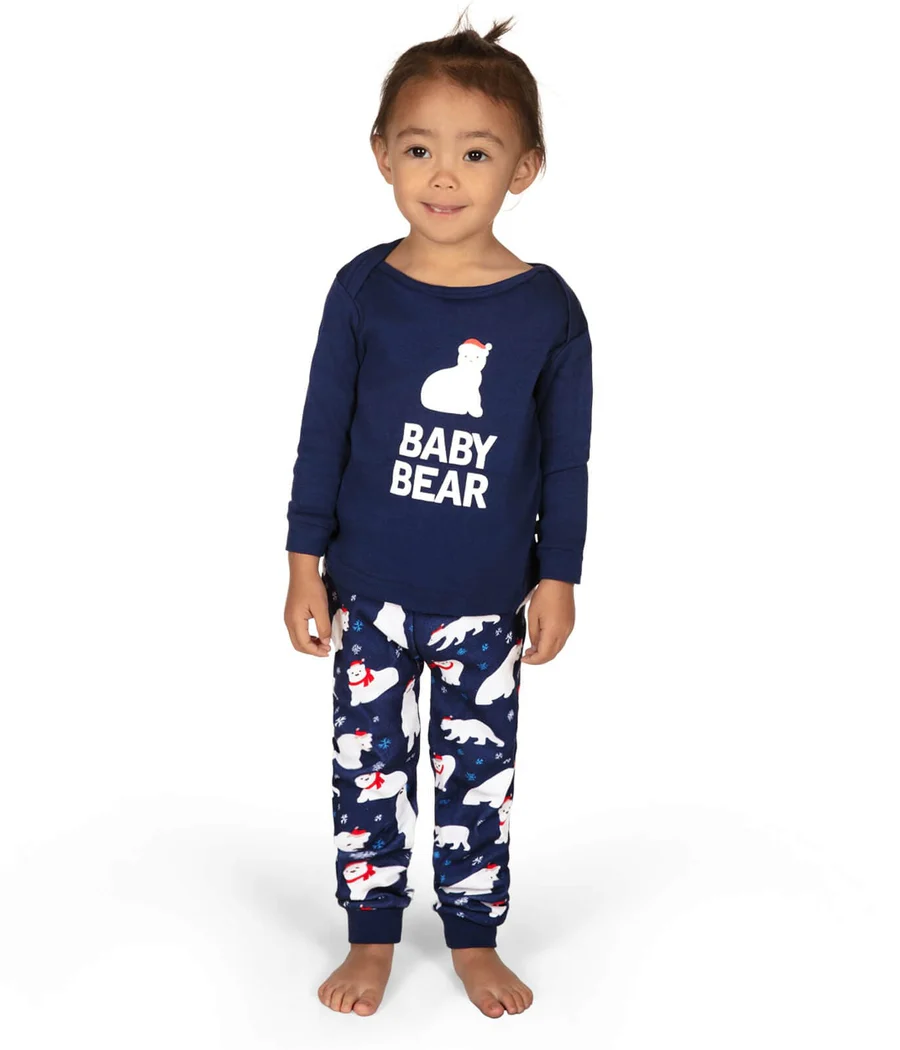 Toddler Girl's Baby Bear Pajama Set - Image 2