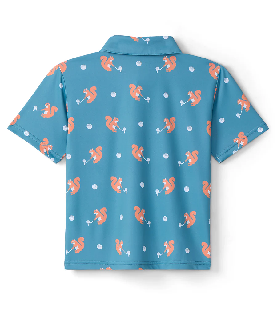 Toddler Boy's Squirrel! Golf Polo - Image 3