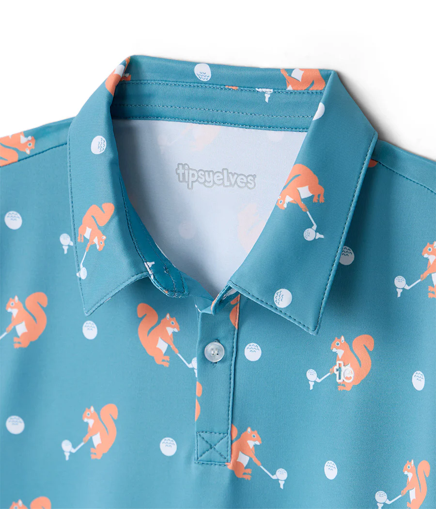 Toddler Boy's Squirrel! Golf Polo - Image 4