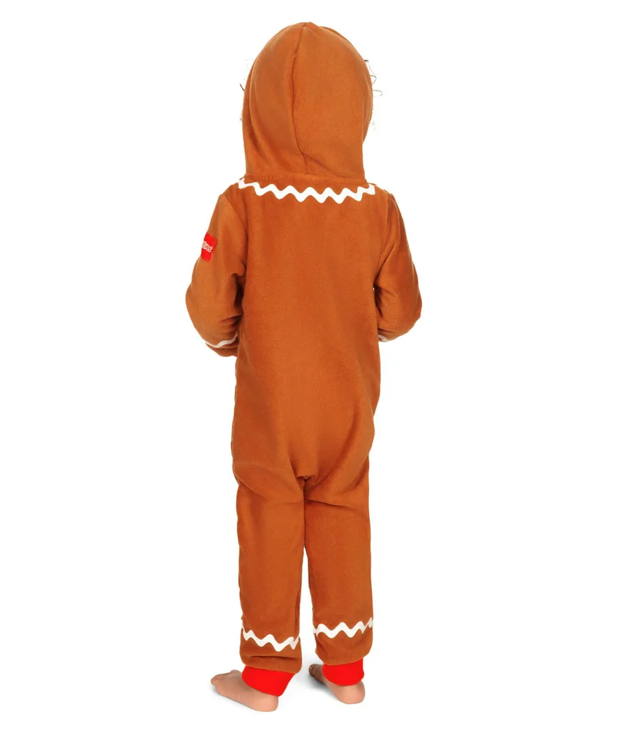 Toddler Girl's Gingerbread Jumpsuit - Image 2