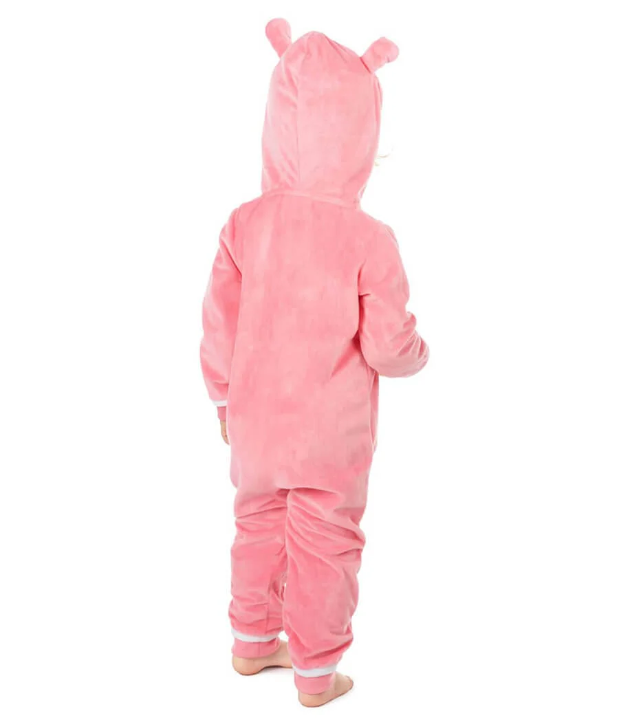 Toddler Girl's 80's Cartoon Bear Costume - Image 2