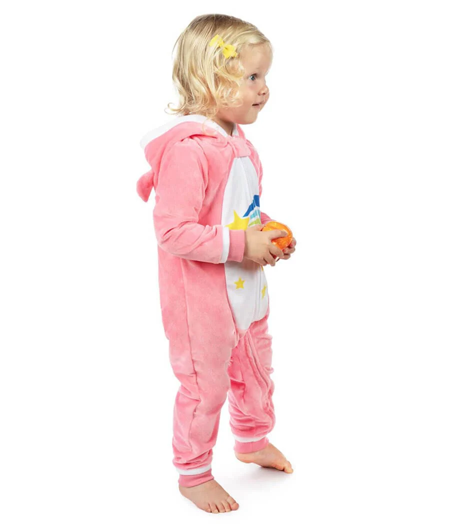 Toddler Girl's 80's Cartoon Bear Costume - Image 3