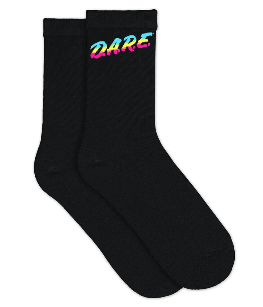 Black DARE Socks (Fits Sizes 8-12M |  7-11W) - Image 2
