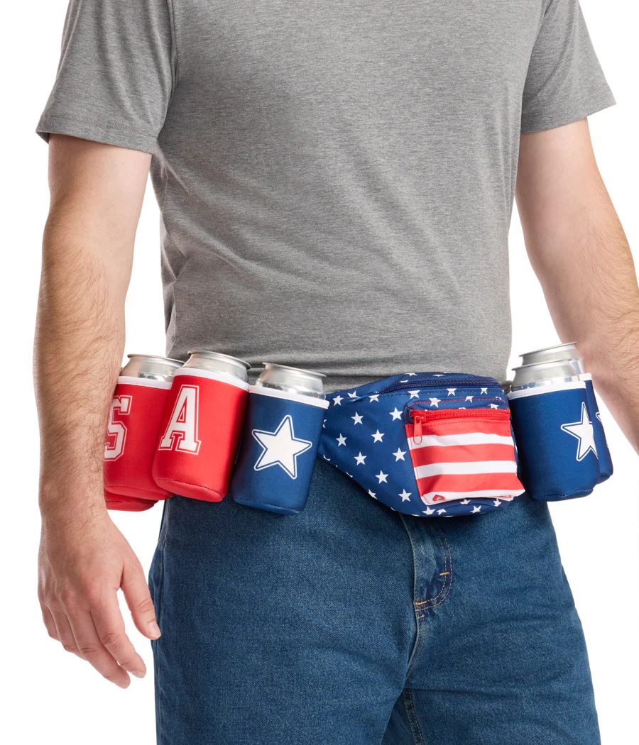 USA Fanny Pack with 6 Drink Holders - Image 3
