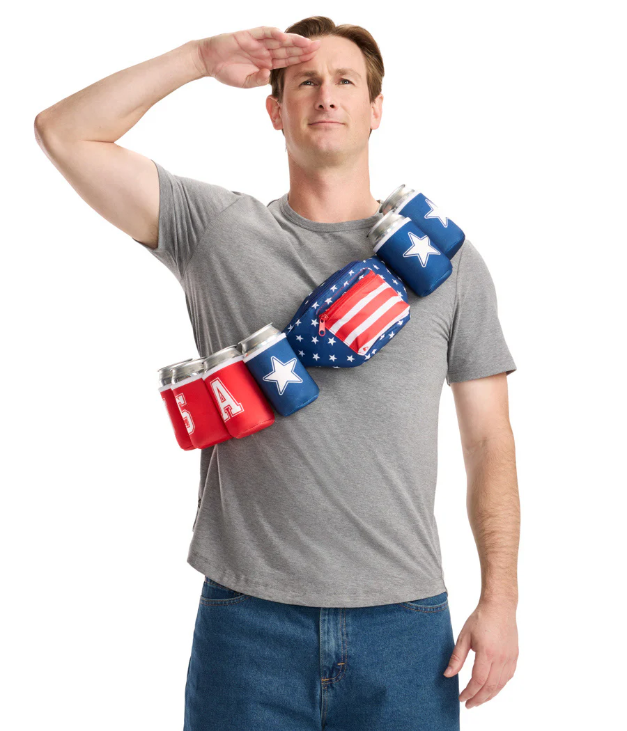 USA Fanny Pack with 6 Drink Holders - Image 5