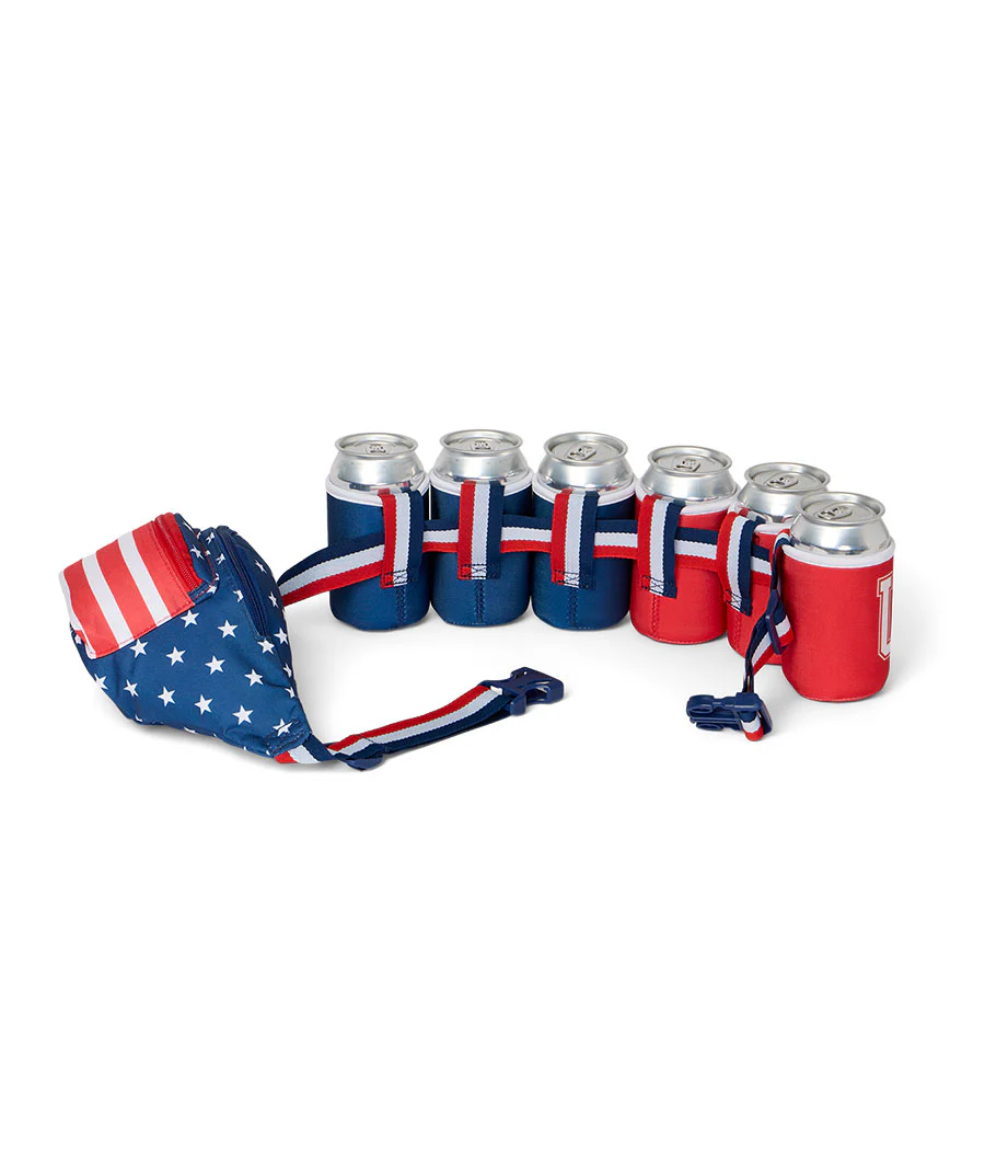 USA Fanny Pack with 6 Drink Holders - Image 9
