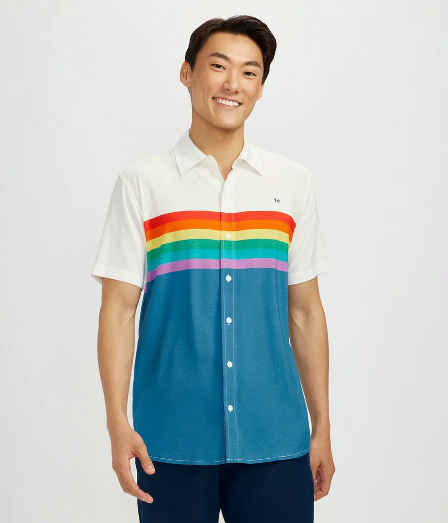Rainbow Charm Button Down Shirt - Image 2