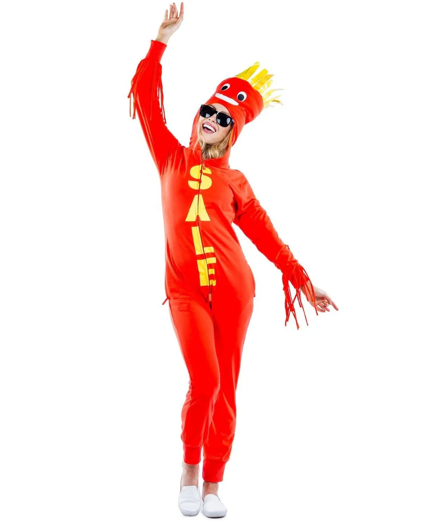 Women's Inflatable Tube Guy Costume - Image 3
