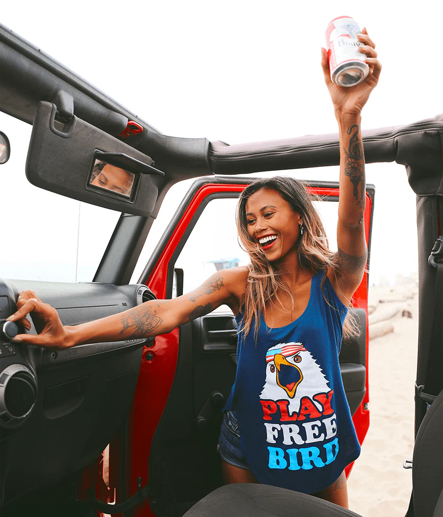 Women's Play Free Bird Tank Top - Image 4
