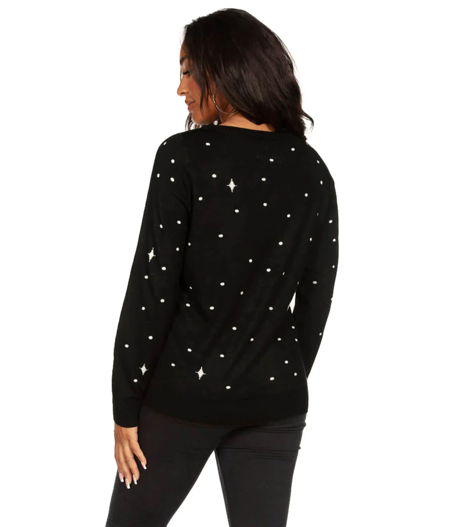 Women's Santa Unicorn Ugly Christmas Sweater - Image 2