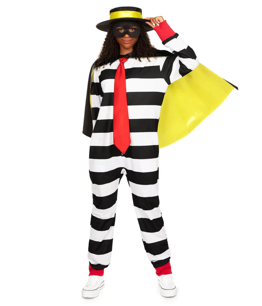 Women's Hamburger Thief Costume - Image 3