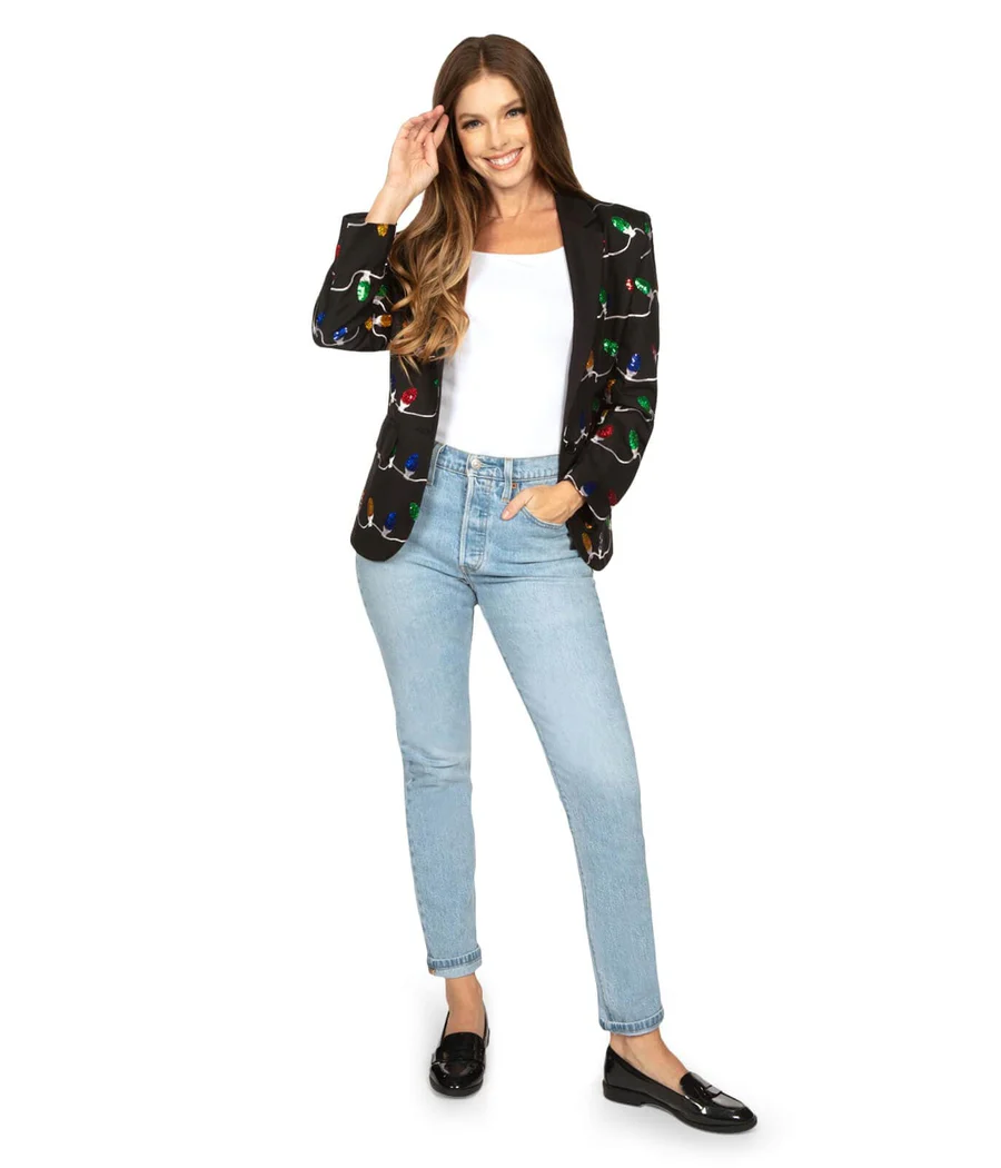 Women's Sequin Tangle Wrangler Blazer - Image 3