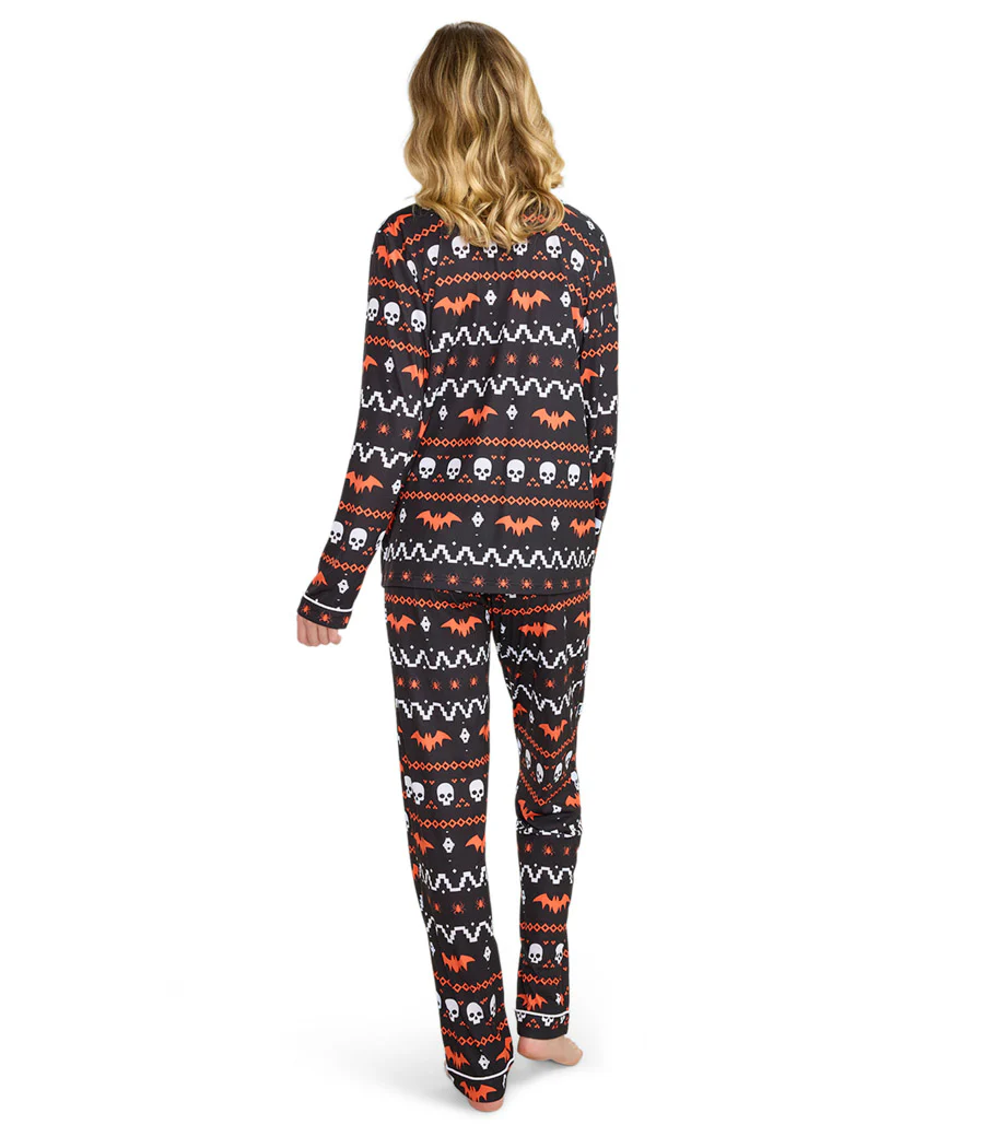 Women's Creature of the Night Halloween Pajama Set - Image 4