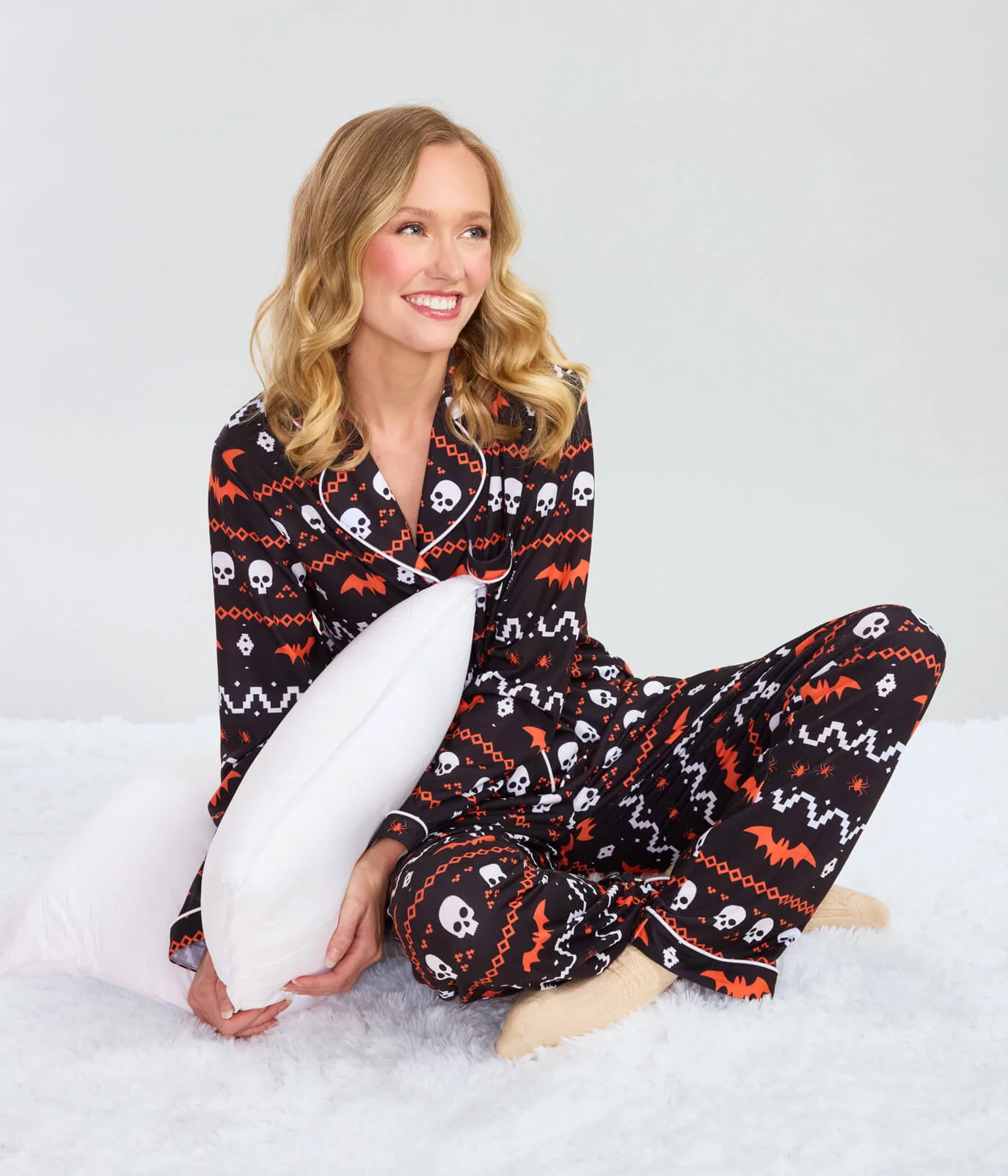 Women's Creature of the Night Halloween Pajama Set - Image 6