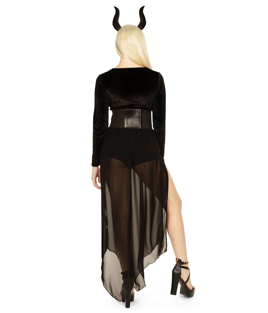 Evil Sorceress Costume Dress - Image 2
