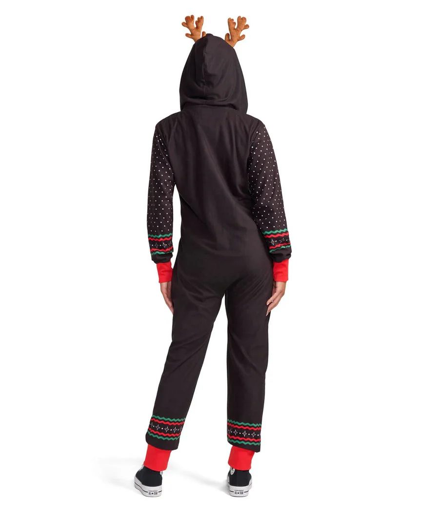 Women's Fair Isle Rudolph Jumpsuit - Image 2