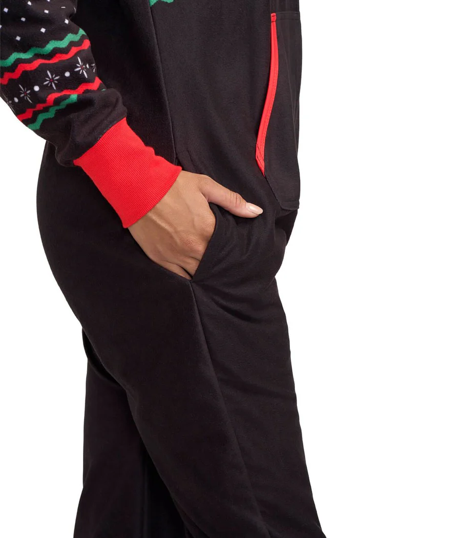 Women's Fair Isle Rudolph Jumpsuit - Image 3