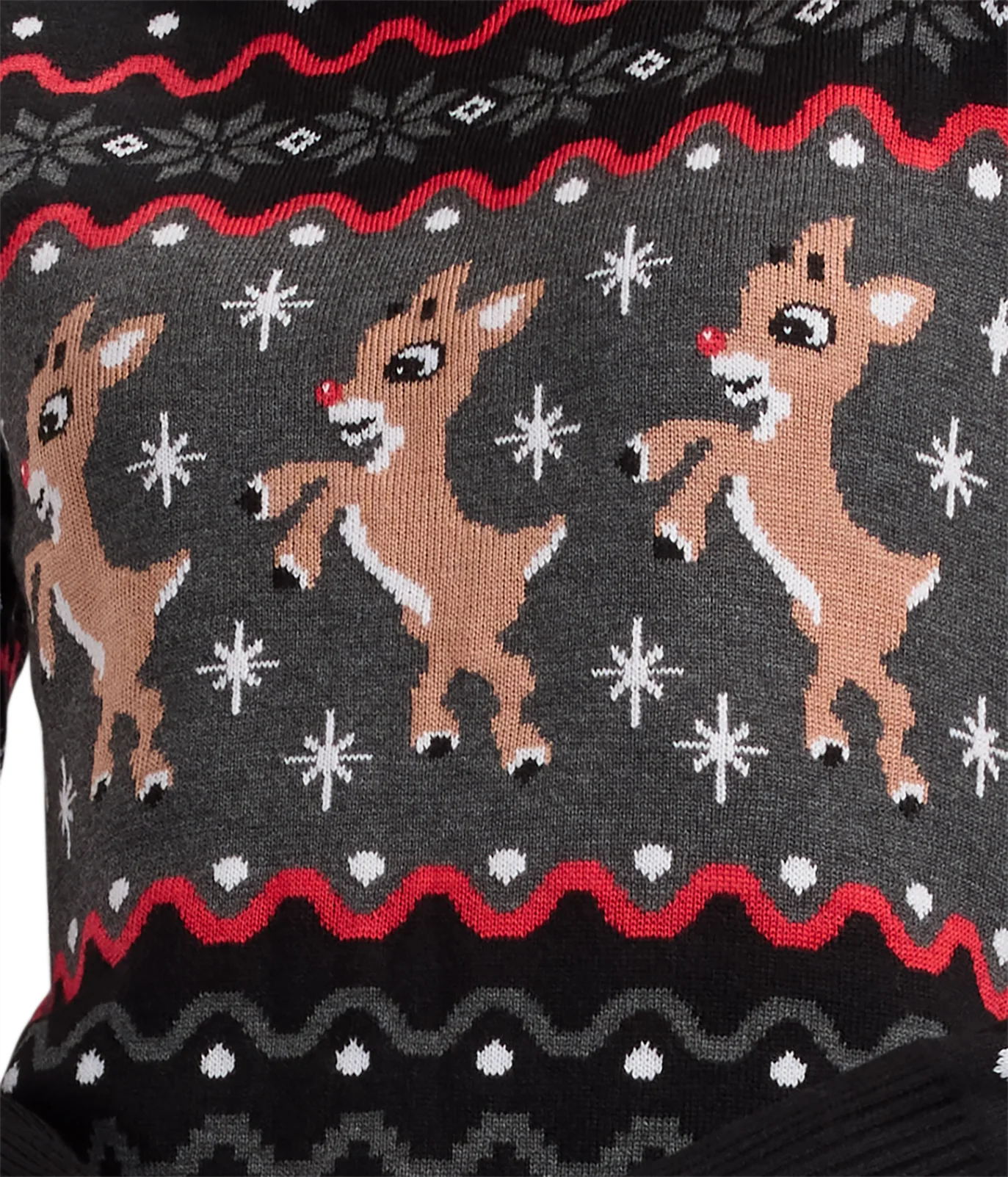 Women's Dark Rudolph Turtleneck Sweater Dress - Image 3