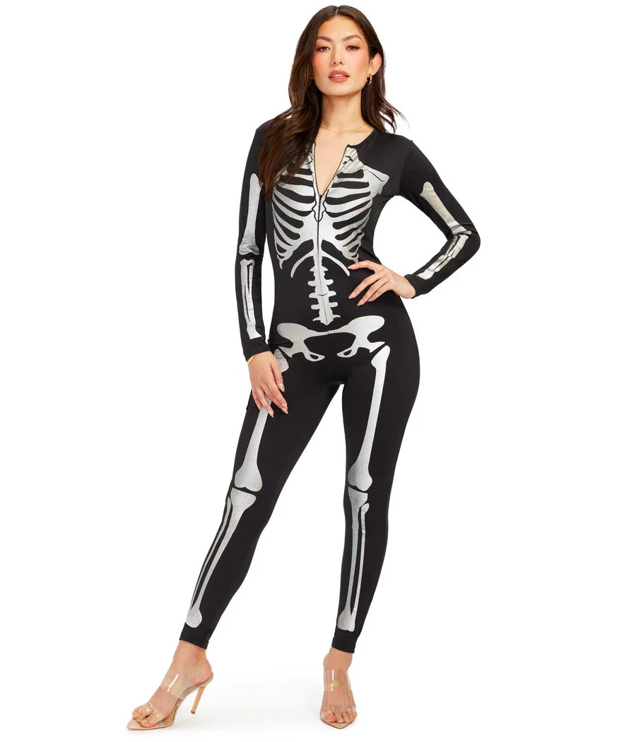 Shimmer Skeleton Bodysuit Costume - Image 4