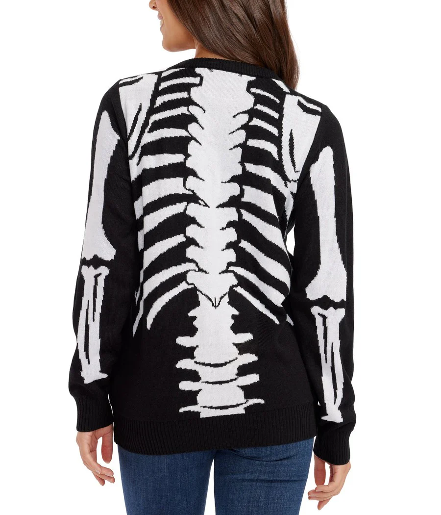 Women's Skeleton Light Up Sweater - Image 3