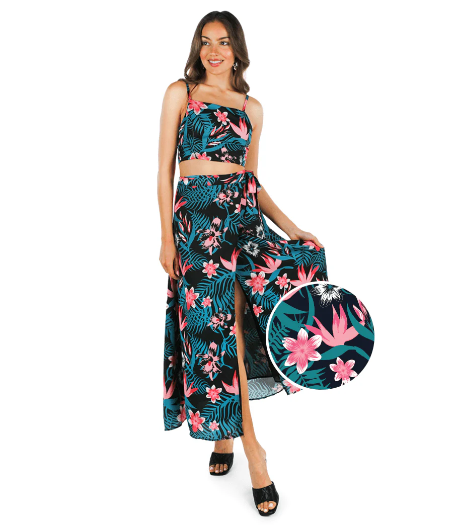 Breezy Botanics 2-Piece Maxi Dress - Image 2