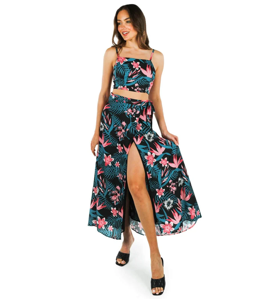 Breezy Botanics 2-Piece Maxi Dress - Image 6