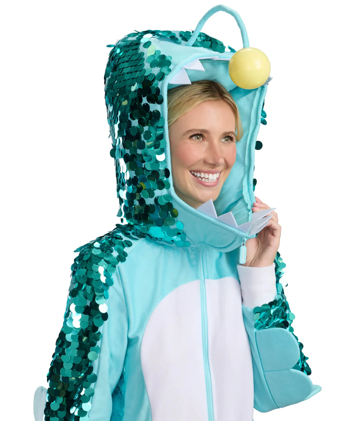 Women's Angler Fish Light Up Costume - Image 4