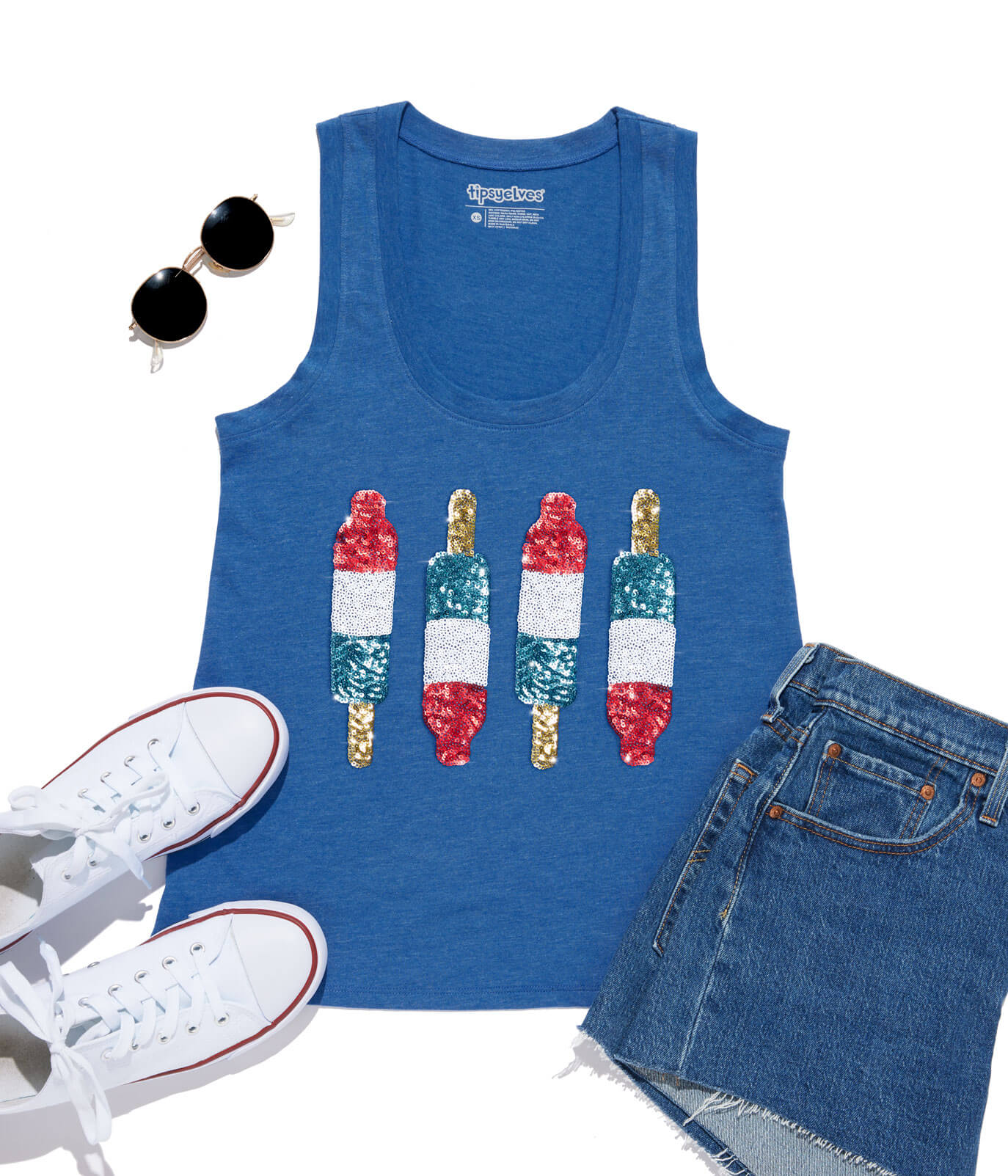 Women's Grand Finale Sequin Tank Top - Image 2