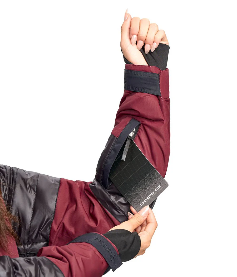 Women's Burgundy Blizzard Snow Suit - Image 4
