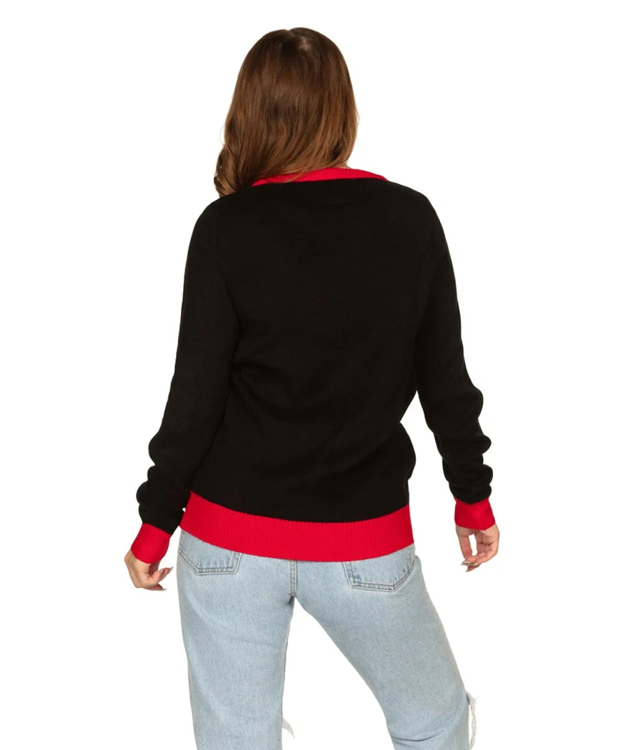 Women's Cactus Tree Light Up Ugly Christmas Sweater - Image 3