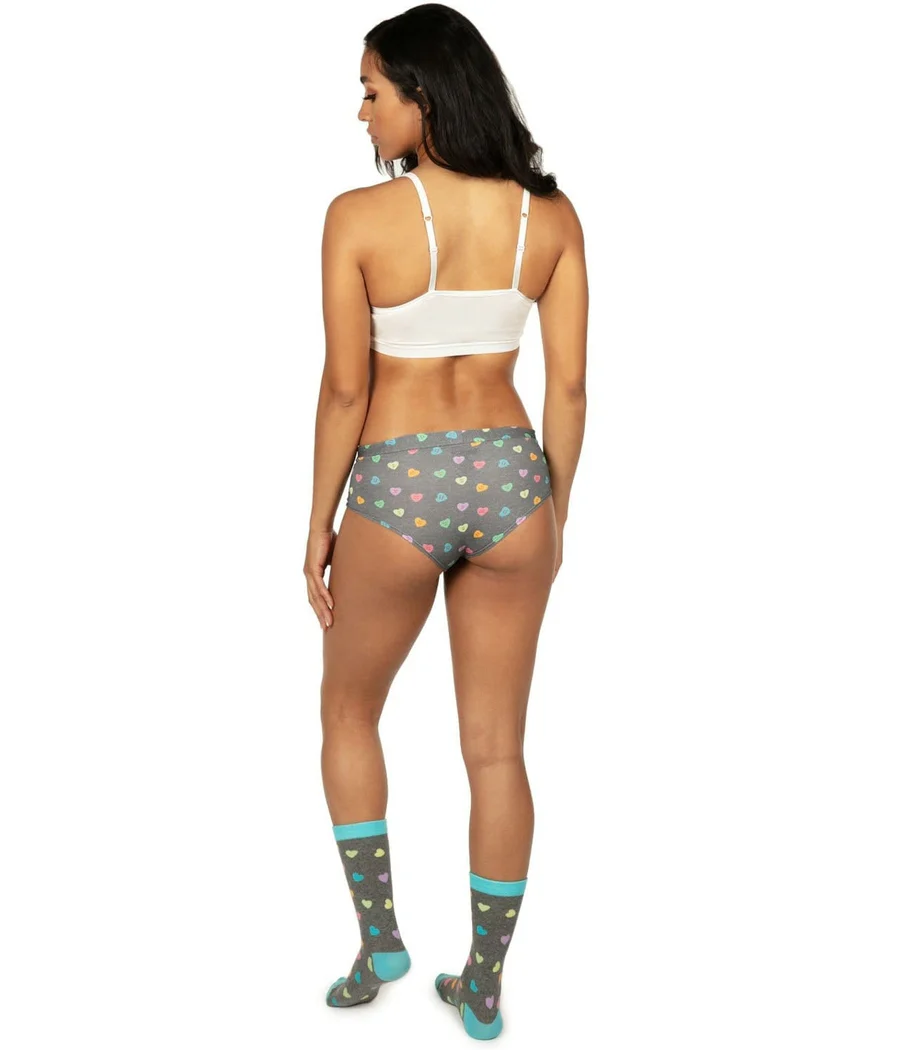 Women's Candy Hearts Underwear & Socks Gift Set - Image 6