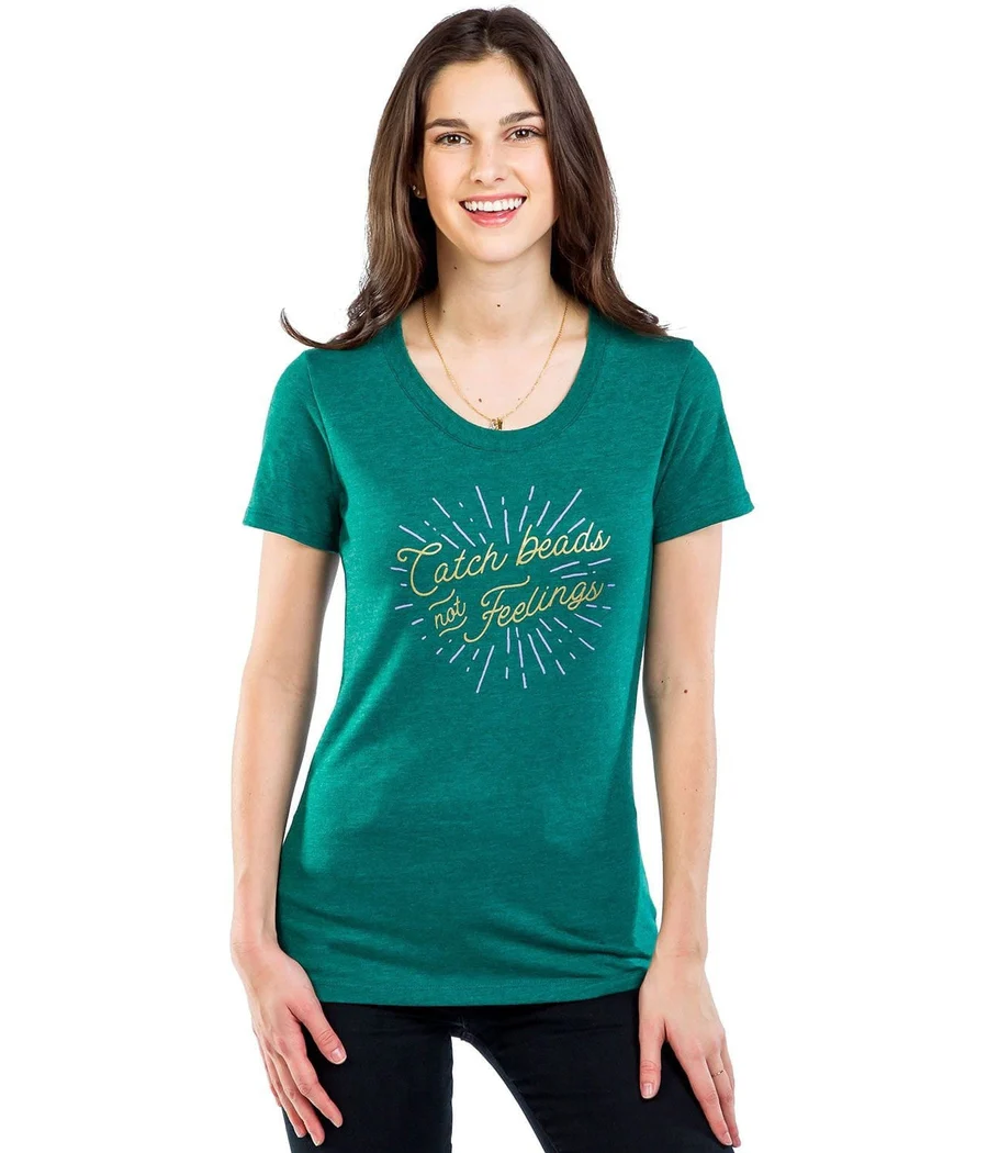 Women's Catch Beads Not Feelings Tee - Image 4
