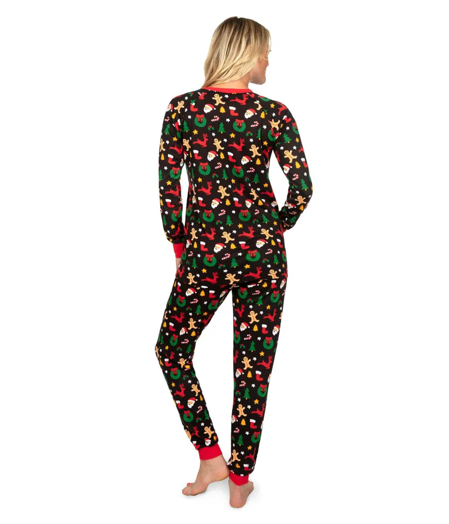 Women's Cookie Cutter Crew Neck Pajama Set - Image 2
