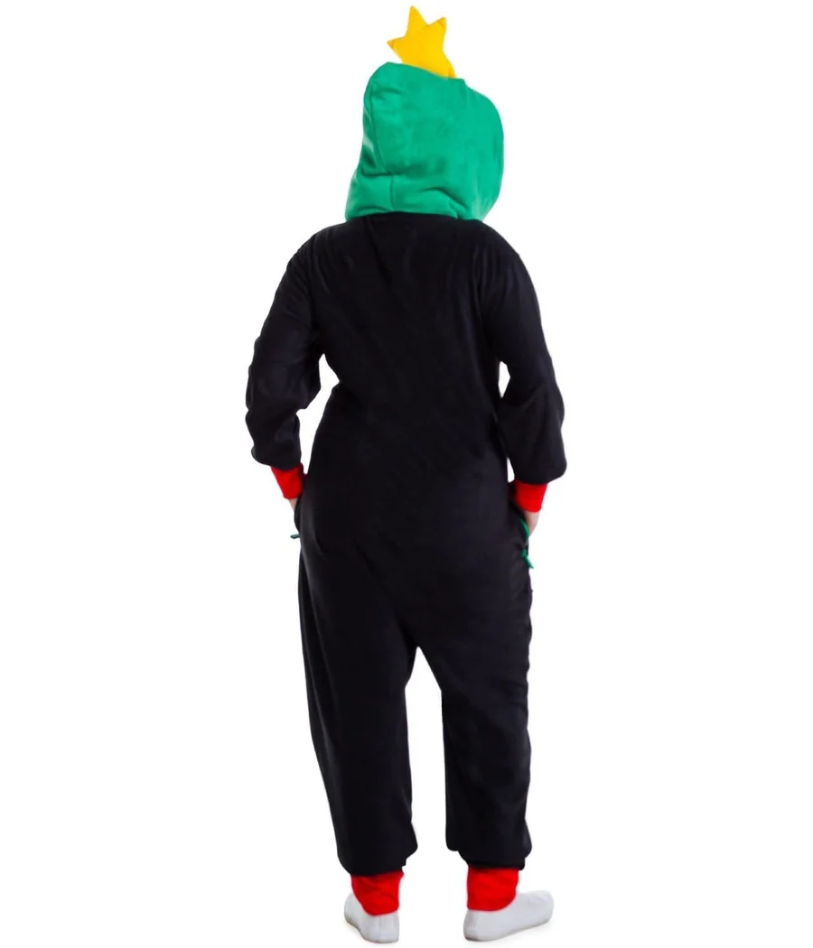 Women's Christmas Tree Toss Game Plus Size Jumpsuit - Image 3