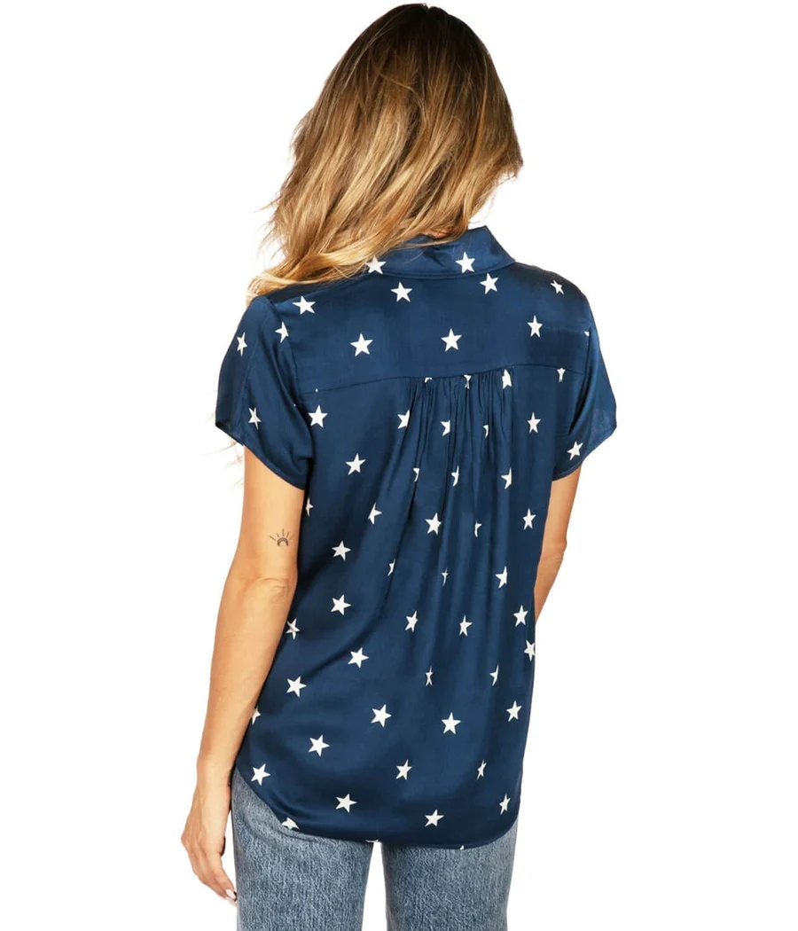 Women's Classic Flag Button Down Shirt - Image 3