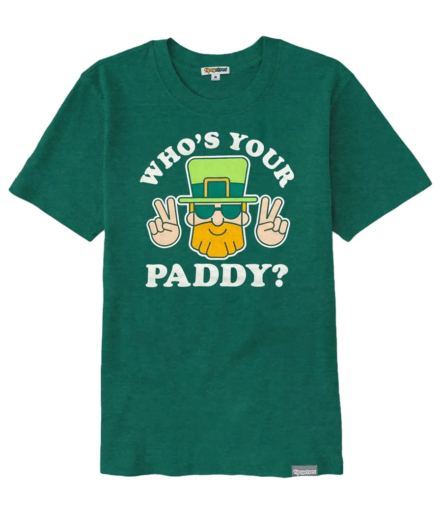 Women's Who's Your Paddy Oversized Boyfriend Tee - Image 2