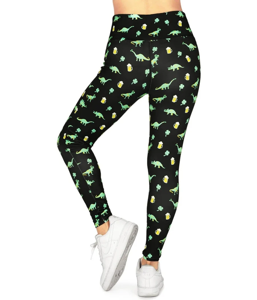 Drinkosaurus Rex High Waisted Leggings - Image 4