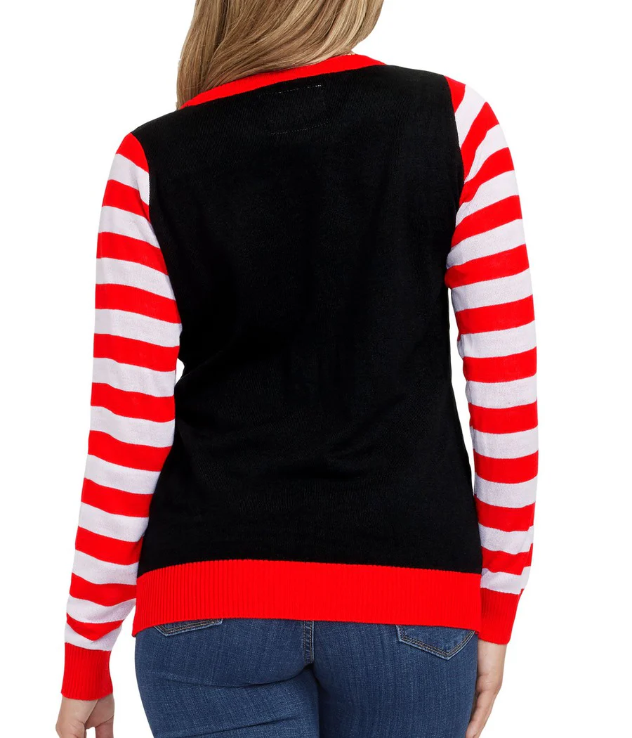 Women's Get Lit Light Up Ugly Christmas Sweater - Image 3