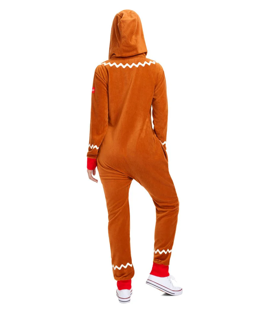 Women's Gingerbread Man Jumpsuit - Image 3