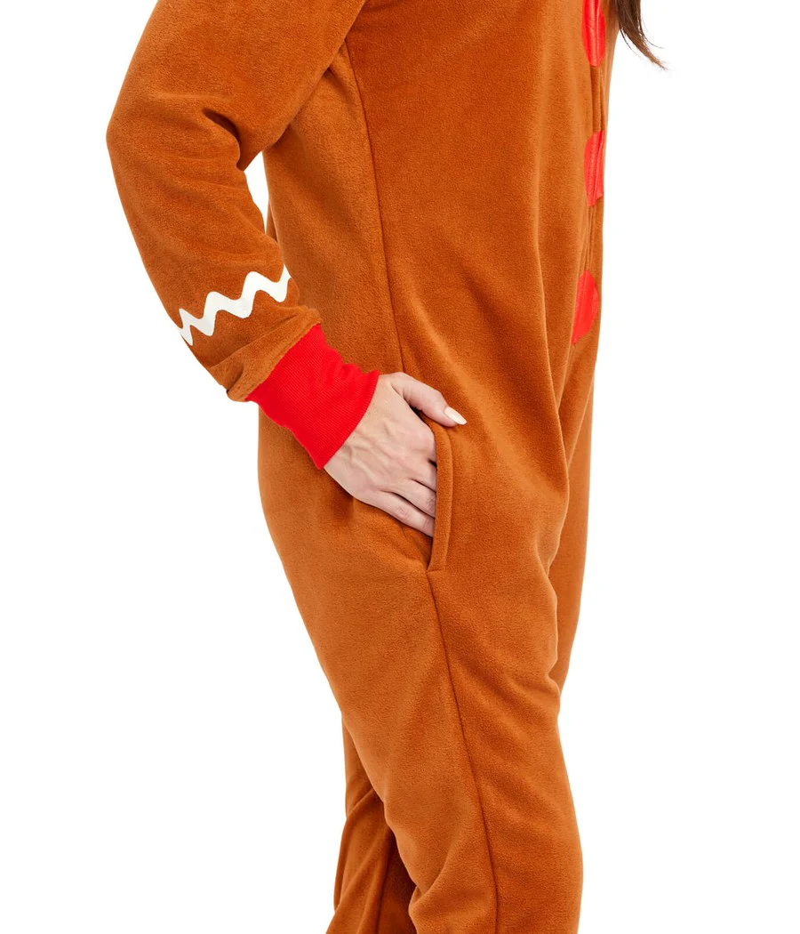 Women's Gingerbread Man Jumpsuit - Image 4