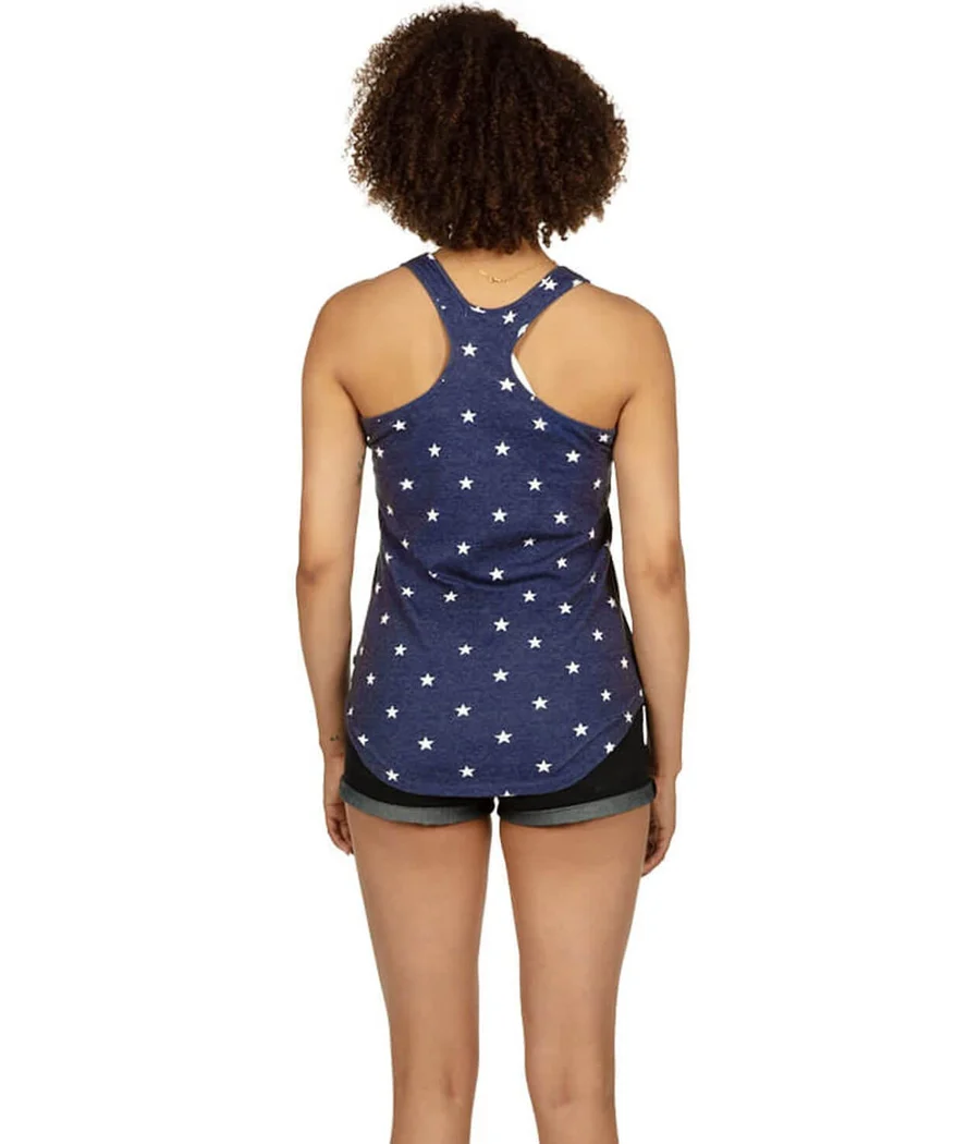 Women's Gold Foil USA Tank Top - Image 4