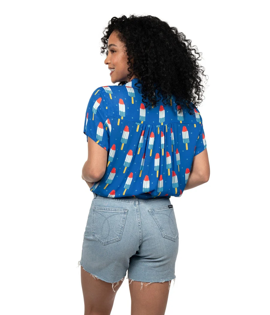 Women's Grand Finale Button Down Shirt - Image 3