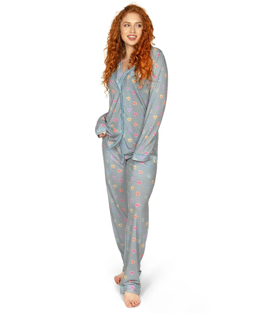 Women's Candy Hearts Pajama Set - Image 2