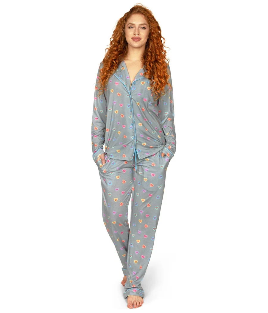 Women's Candy Hearts Pajama Set - Image 3