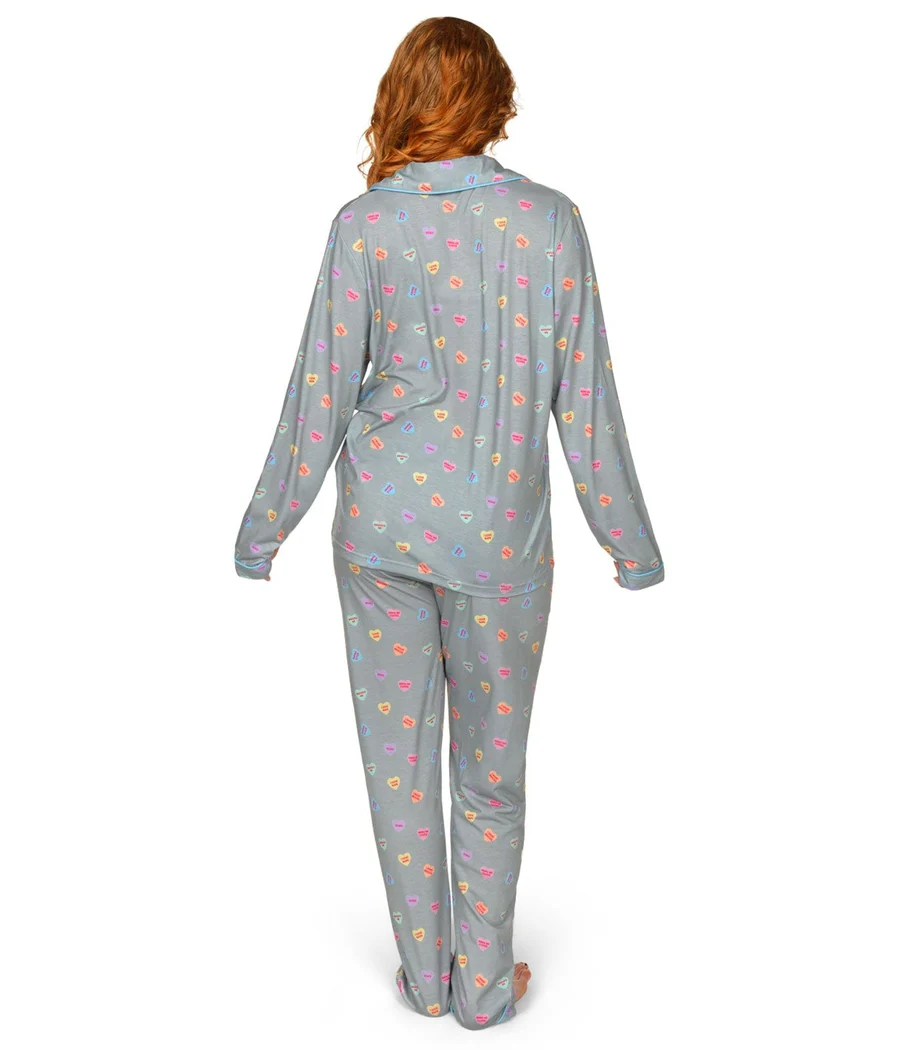 Women's Candy Hearts Pajama Set - Image 4