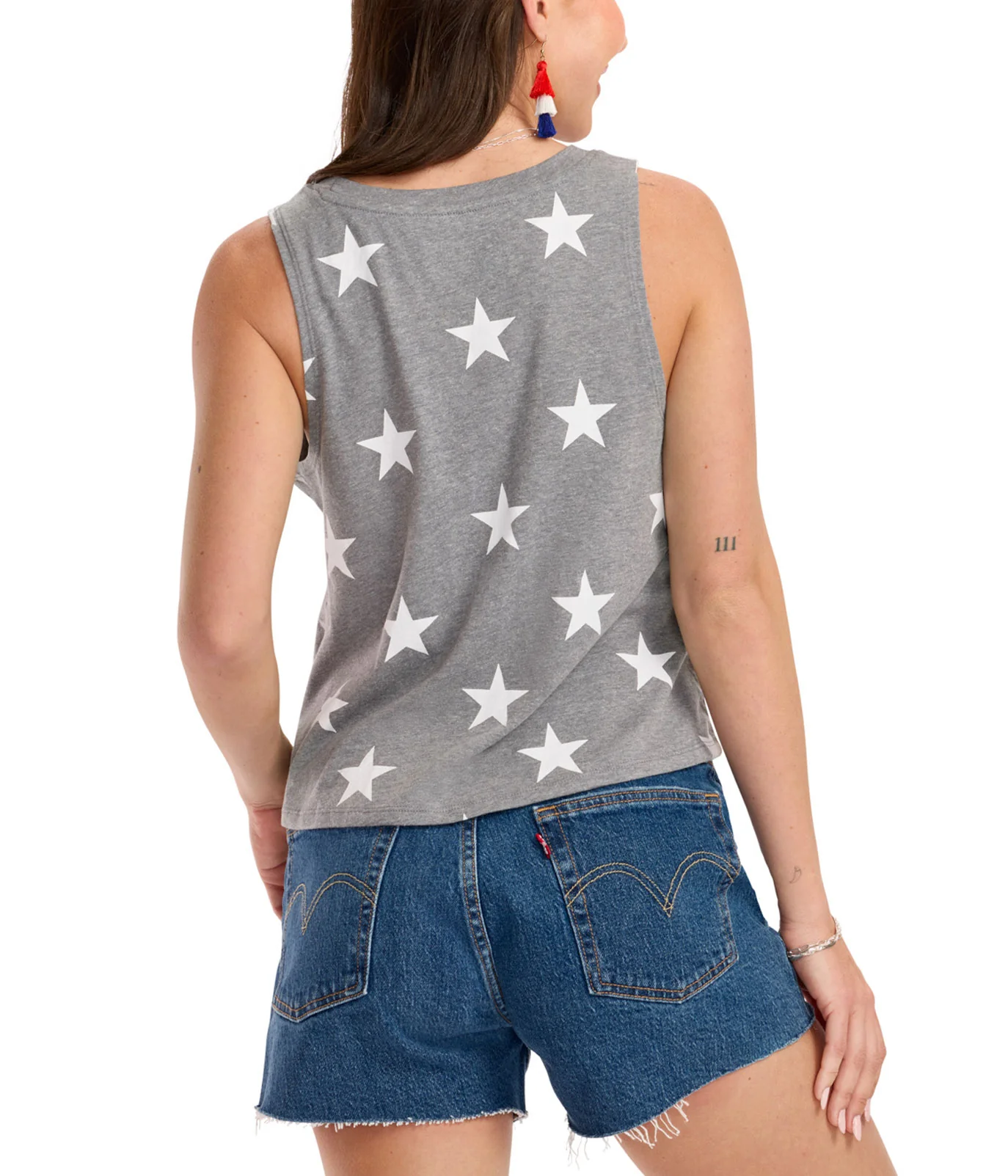 Women's Cawtriotic Cropped Tank Top - Image 4