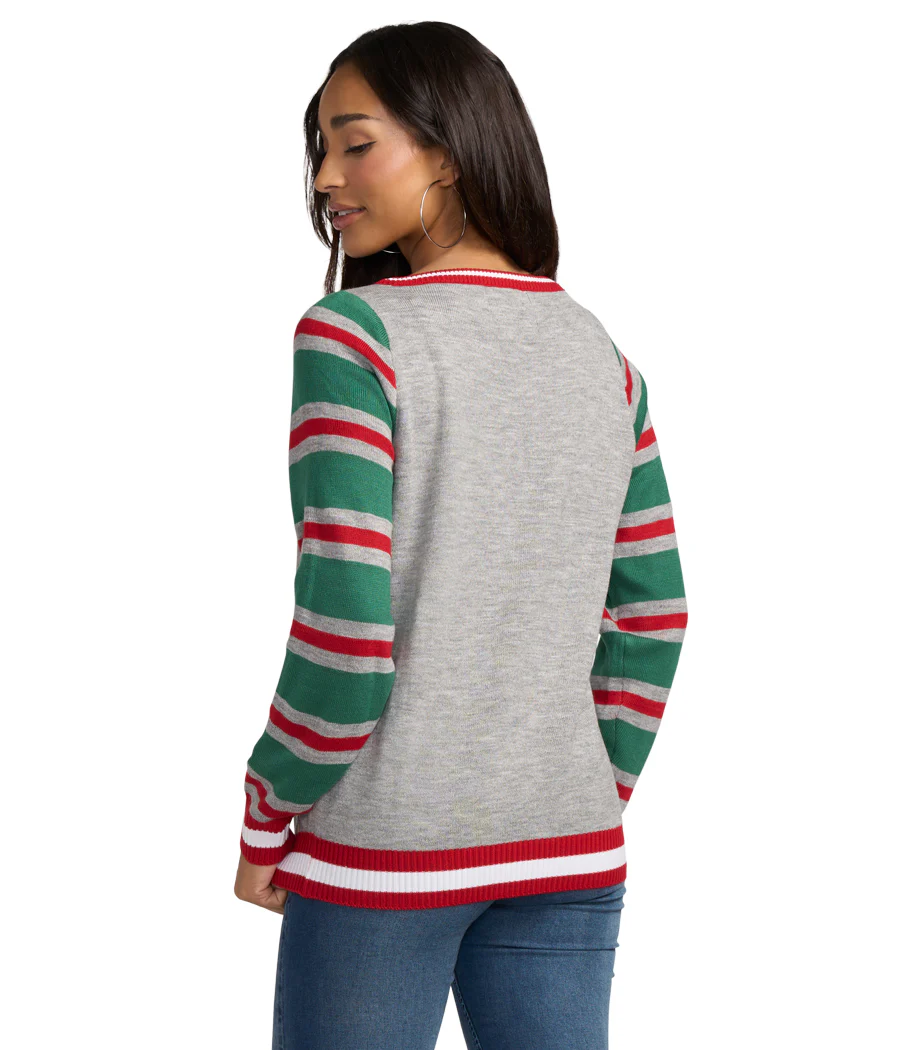 Women's Not Slim, Kinda Shady Ugly Christmas Sweater - Image 2