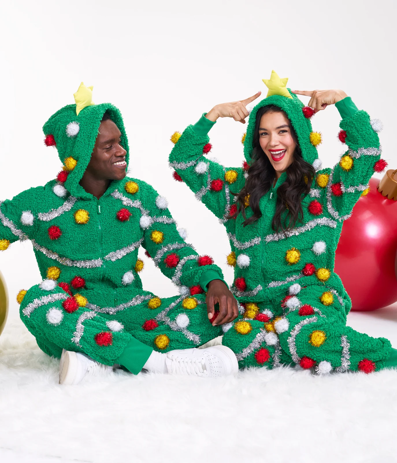 Women's Oh Christmas Tree Jumpsuit - Image 4
