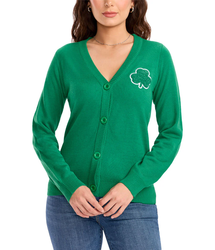 Women's Clover Cardigan Sweater - Image 4
